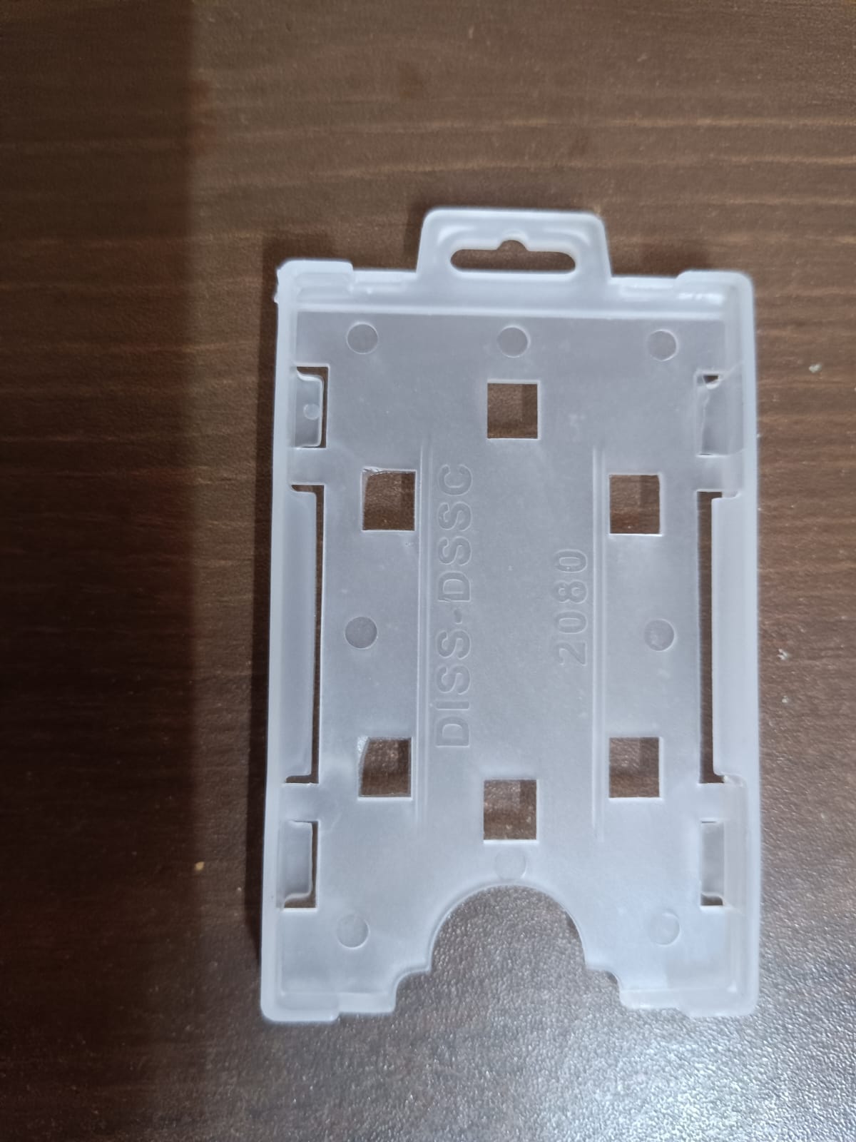 2080 Double-Side ID Card Holder — Front ID & RFID Back