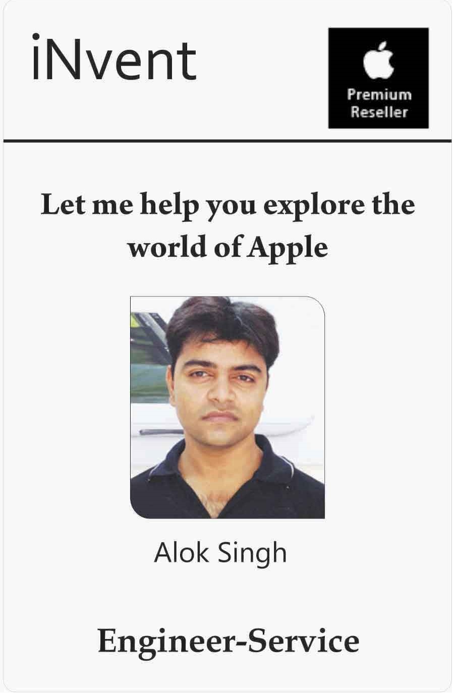 Apple Reseller ID Card Template