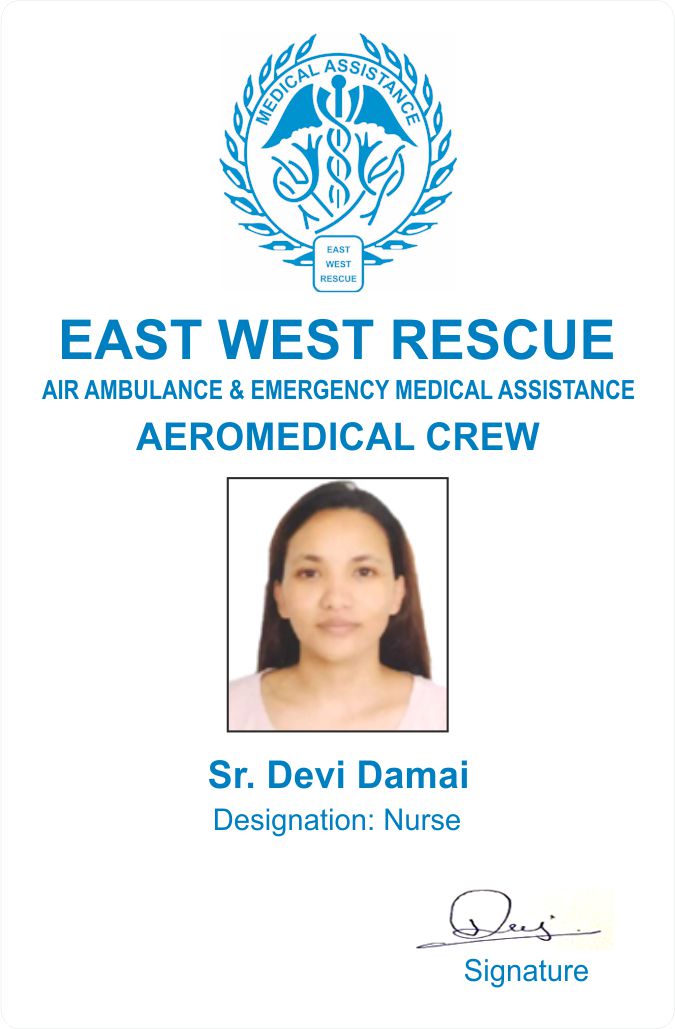 East West Rescue ID Template