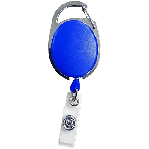 Oval Shape Yoyo Badge Reel — Retractable ID Holder in Multiple Colors